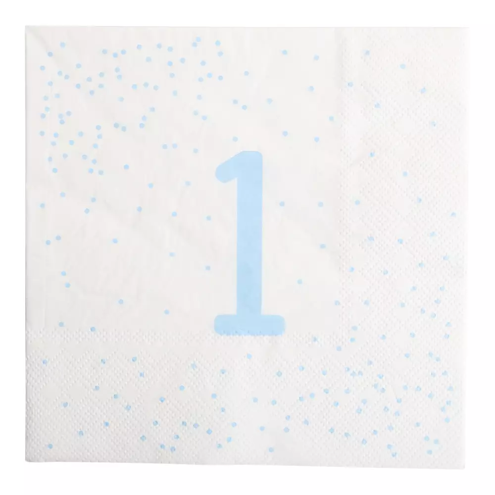 Servietter blå 1 år 16pk