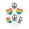 Love and peace ballonger 6pk