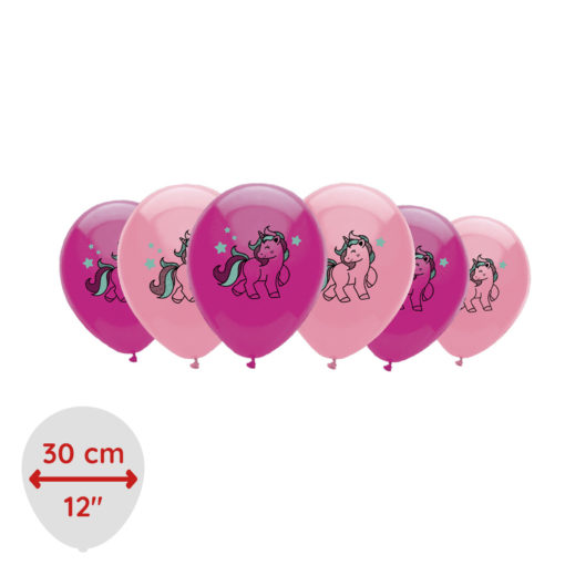 Sweet unicorn gummiballonger 6pk