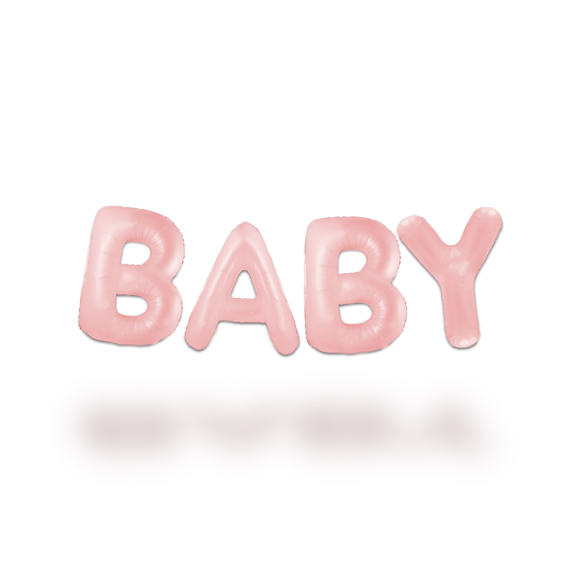 Ballongord BABY pastellrosa 35cm