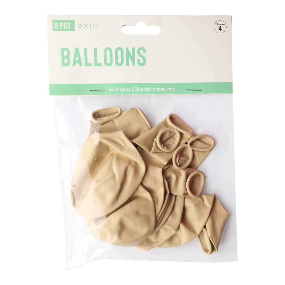 Ballonger vintage beige 8pk