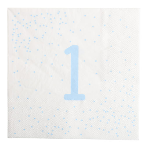 Servietter blå 1 år 16pk