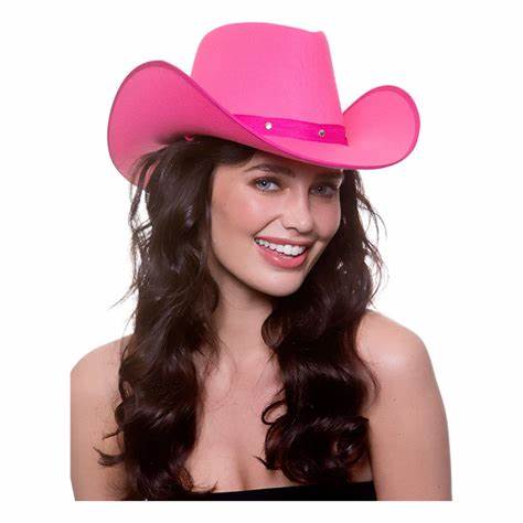 Cowboyhatt texan hot pink