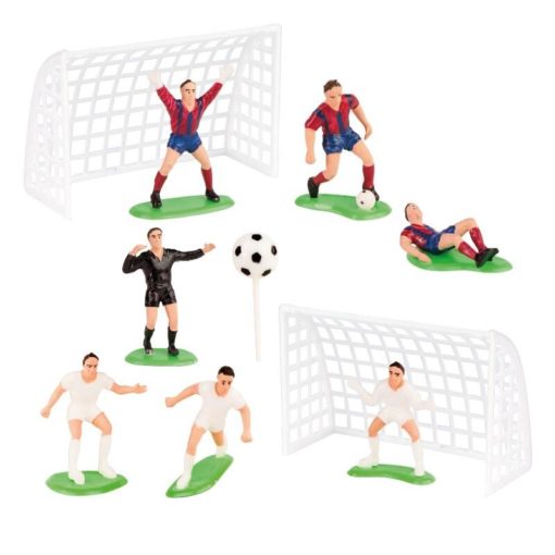 Fotballkamp El Classico - Kakedekorasjon 10 figurer