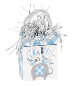 Blue Floral Elephant ballongvekt