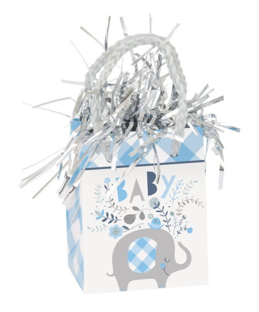 Blue Floral Elephant ballongvekt
