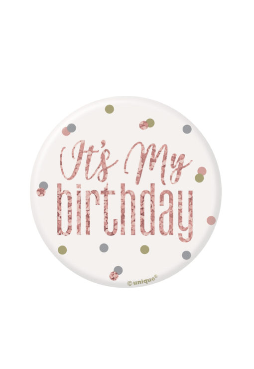 "It's my birthday" merke rosegull glitz