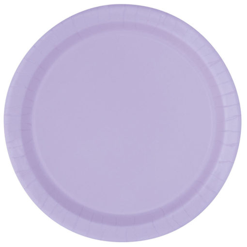 Papptallerken lavendel 23cm 8pk