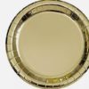 Papptallerken gull metallic 23cm 8pk