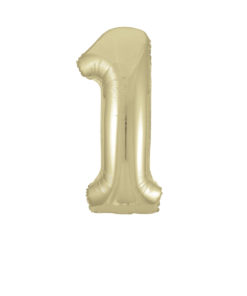 Tallballong 1 hvitt gull 86 cm