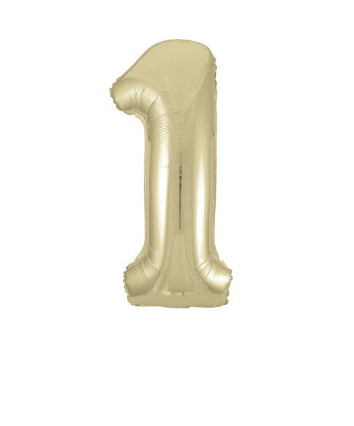 Tallballong 1 hvitt gull 86 cm