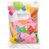 23cm gummiballonger mixed colors 50 pk