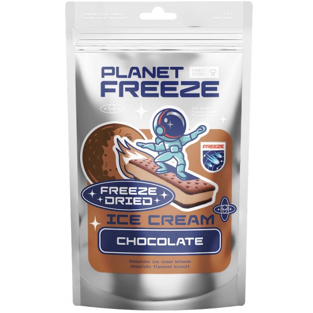 Planet freeze ice cream chocolate