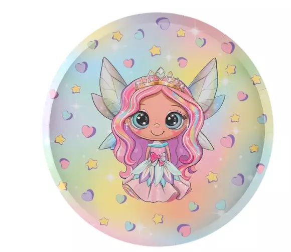 Princess unicorn fat 23cm 10pk