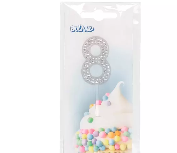 Cake topper Diamond '8'