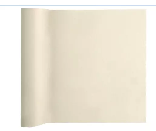 Crepe bordløper beige 3 meter