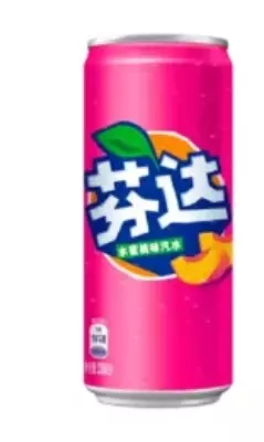 FANTA WHITE PEACH SLIM CAN (ASIAN) 330ml
