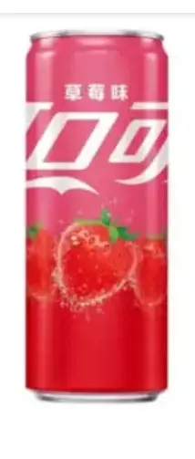COCA COLA STRAWBERRY SLIM CAN (ASIAN) 330ml