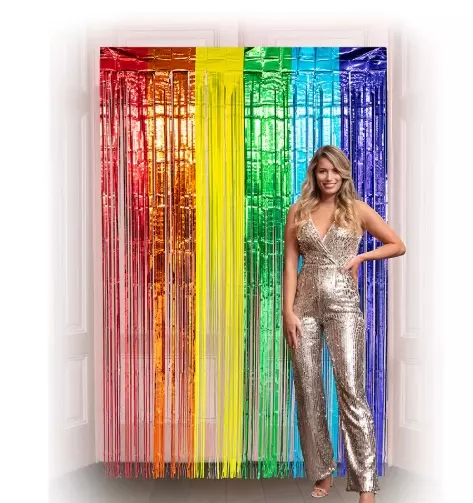 Parygardin metallic rainbow 100x200 cm