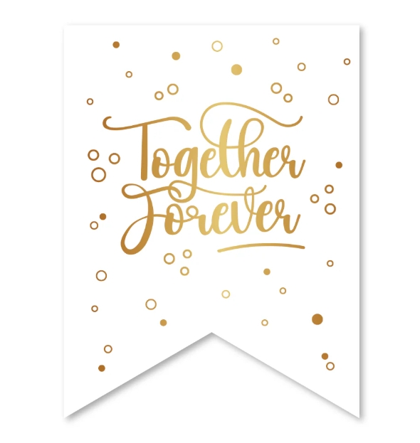 Banner together forever 6 meter