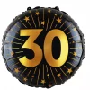 30 år Golden celebrations folieballong