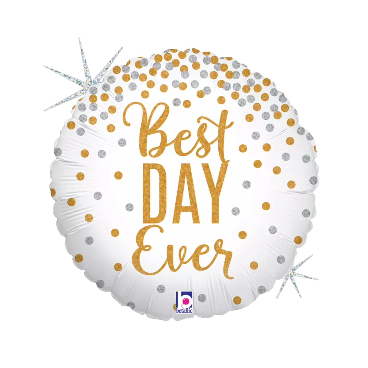 Folieballong Best day ever 46 cm