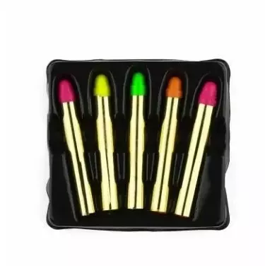 Neon face & body make up sticks 5pk