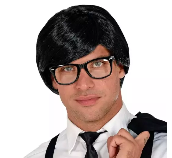 Multikarakter parykk svart