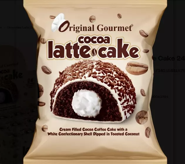 Chokolate latte cake 50g