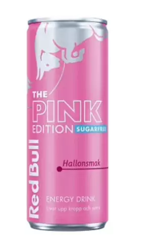 RED BULL PINK HALLONSMAK 25cl