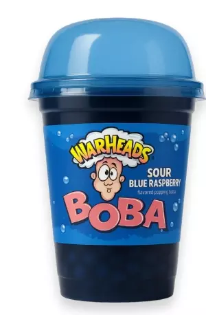 Warheads Boba sour blue raspberry 400ml