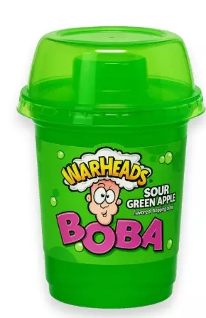 Warheads boba sour apple 400ml