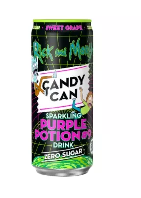 Candy can Rick & Morty sparkling purple potion #9 300ml