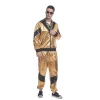 Grilldress golden tracksuit onesize voksen