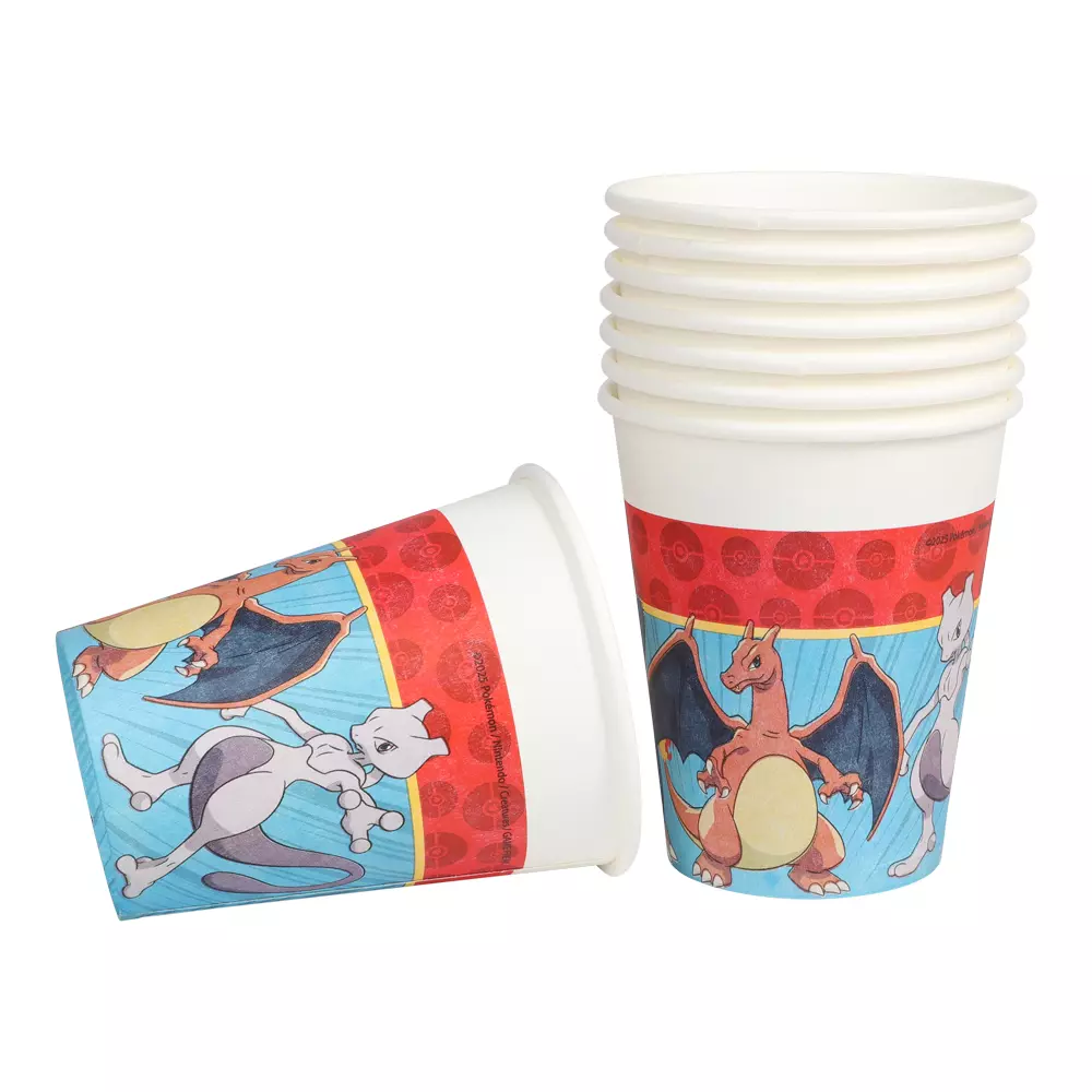 Pokemon pappkopper 8pk