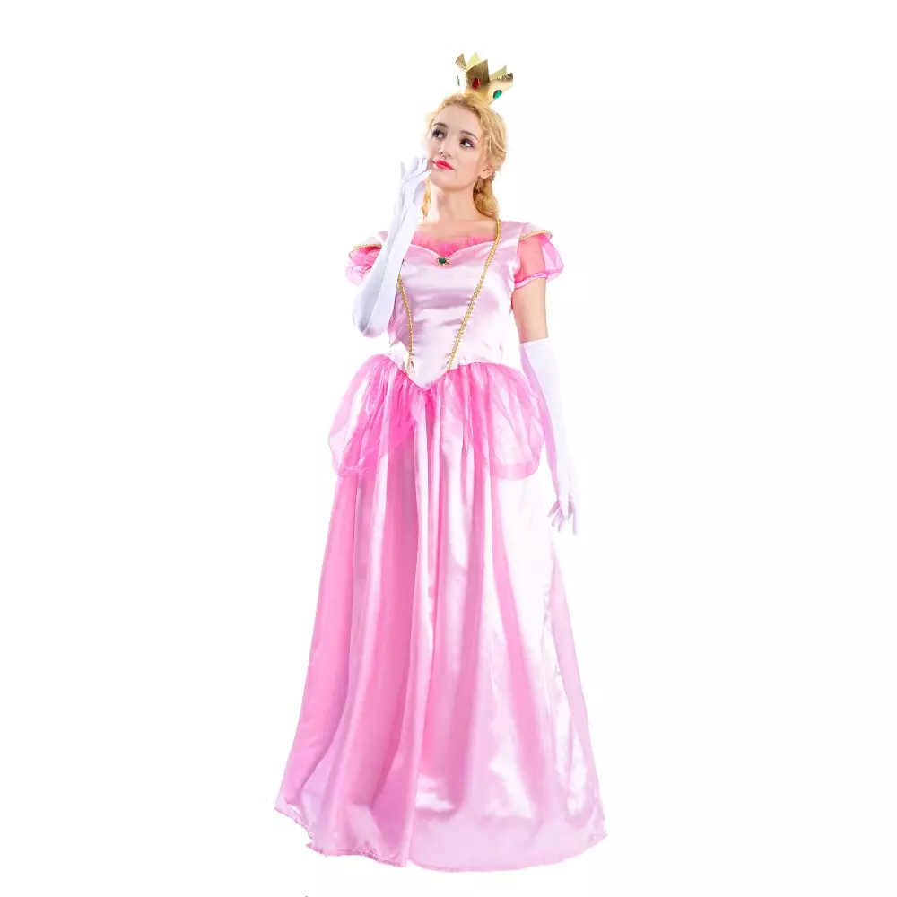 Peaches pink princess onesize voksen