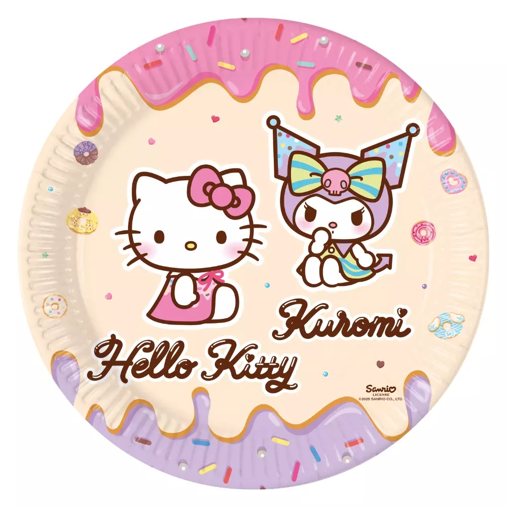 Hello kitty fat 23cm 8pk