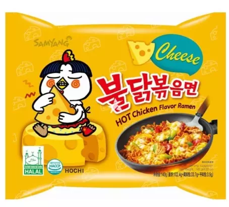 Samyang Buldak Hot Chicken Flavour Ramen - Cheese 140g