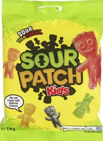 SOUR PATCH KIDS ORIGINAL SHARE BAG 130g