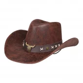 Cowboyhatt texas brun