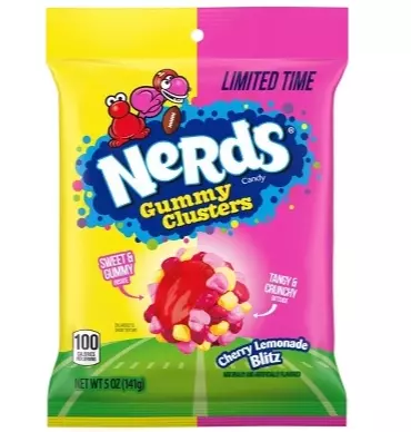 nerds cherry lemonade gummy clusters limited edition peg bag 142g