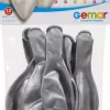 Gemar lateksballonger sølv metallic 10 pk