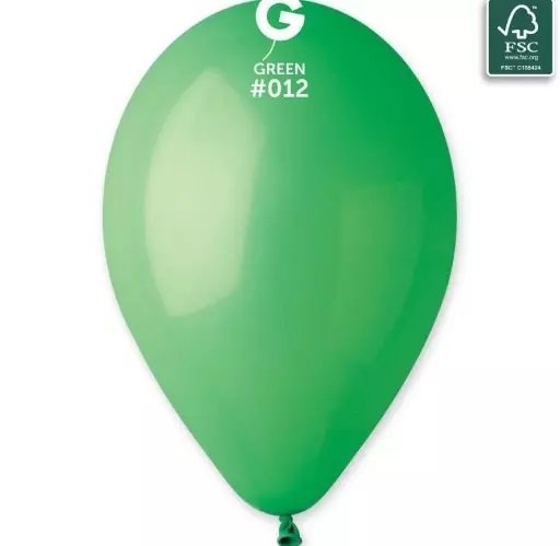 Gemar lateksballonger grønn / Green 30cm 10stk