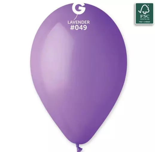 Gemar lateksballonger lavendel / Lavender 30cm 10stk