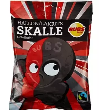 Bubs Raspberry & Salty Licorice 90g