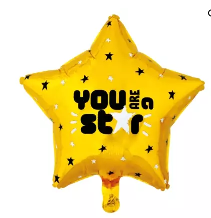 Folieballong Youre a star