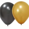 Golde celebrations gull/sølv ballonger 6pk