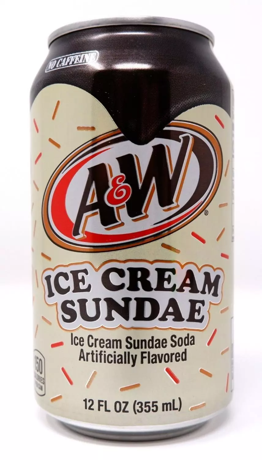 A&W ICE CREAM SUNDAE SODA 355ml (USA)