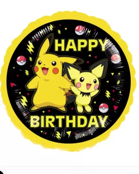 Pokemon folieballong rund