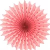 Vifte honeycomb rosa 45 cm Ø